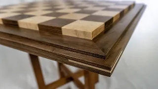 Making a Chess Board with a Stepped Frame (and a BIG MISTAKE!)