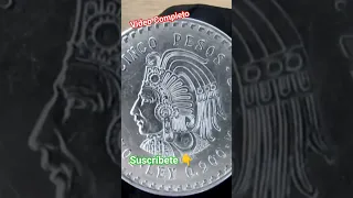 $5 Pesos Moneda Antigua Colección #shorts #mexico #curiosidades #dinero #numismatica #sabiasque #df