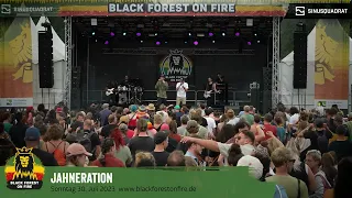 Jahneration beim Black Forest on Fire Reggae Festival 2023 in Berghaupten