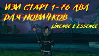 Как стартануть и прокачаться до 76 в Lineage 2 Essence