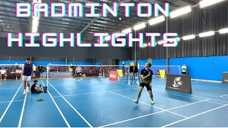 First comp of 2024! Badminton highlights 🏸 Part 3/3