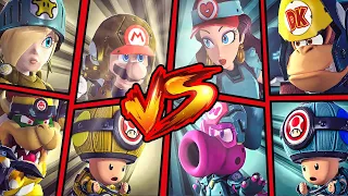 Mario, Rosalina, Bowser, Toad vs Pauline, Donkey Kong, Toad, Birdo [ Request Battle ]