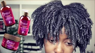 WASH & GO ON 4C HAIR W MIELLE ORGANICS POMEGRANATE & HONEY | kandidkinks