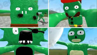 ALL GREEN 3D SANIC CLONES MEMES JUMPSCARES in Garry's Mod #2