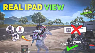 REAL IPAD VIEW TUTORIAL😍 | BGMI LITE | NEW METHODS✅ LIVE PROOF 🤍 IPAD VIEW LIKE @GujjarXyt