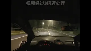 Almost crashed！FF drift？Peugeot 206 touge time attack