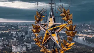 Moscow Russia Aerial Drone 5K Timelab pro