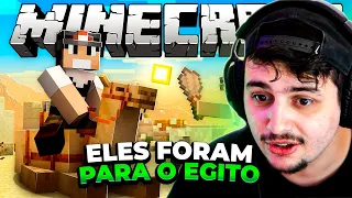 GABE REAGINDO Os Arqueólogos do EGITO - Minecraft Em busca da casa automática #355