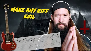 How To Make Any Riff Sound Evil