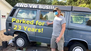 FORGOTTEN 1987 Syncro Westfalia Rescued after 23 Years!