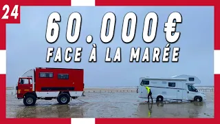 200 km à rouler sur le sable en camion aménagé - ATTENTION À LA MARÉE ! ft.@Gregsway