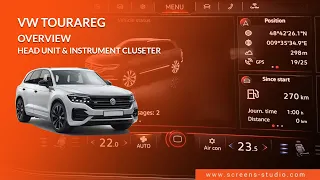 VW Touareg Overview  I  Head Unit + Instrument Cluster  I  2019