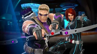 Marvel vs Capcom Infinite: Hawkeye and Black Widow arcade playthrough