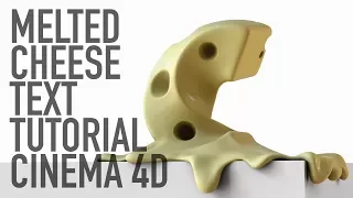 Cinema 4D tutorial - Melt deformer