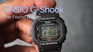 Casio G-Shock DW5600: The Found Button Explained