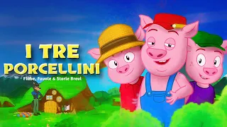 Tre porcellini | 49 minuti Cartone animato fiaba | Storie per bambini - Cartone Animati