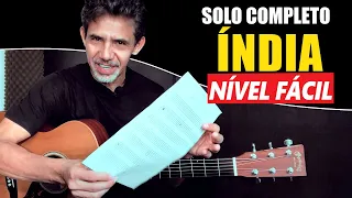 INDIA - SOLO FÁCIL DE VIOLÃO - Cascatinha e Inhana