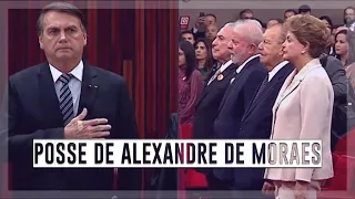 Bolsonaro, Dilma, Lula e Temer na posse de Alexandre de Moraes