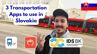 3 Transportation Apps you NEED to use in Slovakia