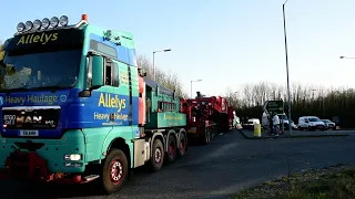 Allely's Girder Trailers On the Move - 19th March 2022