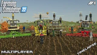 BIG silage harvest - 4 000 000 liters | Haut-Beyleron | Multiplayer Farming Simulator 22 | Episode 1