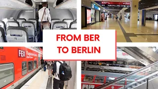 From Berlin Airport to Berlin Center [4K]