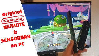 Wiimote and Wii Sensor Bar on PC DIY 4k Wii gaming