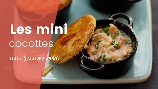 La recette des mini cocottes au saumon