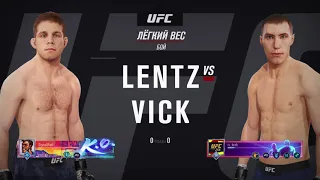 UFC 4 #VBL40  Nik Lentz vs  James Vick