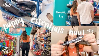 HUGE PUPPY ESSENTIALS HAUL!!! | shopping for my 8 week old black lab puppy and huge haul!