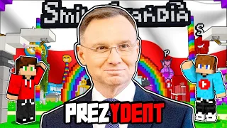 PREZYDENT PRZYJECHAŁ NA SmileLandia w Minecraft! | SmileSlow i Sebek