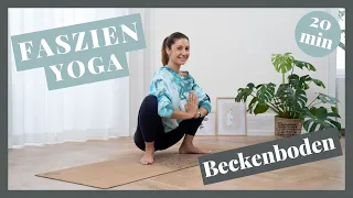 Yoga Faszien Flow für den Beckenboden | 20 Minuten (auch für Schwangere geeignet)