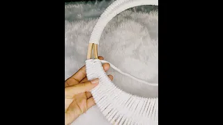 DIY Mirror Decorations ideas with rope for living room..😊😊