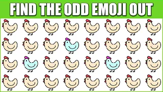 HOW GOOD ARE YOUR EYES #44 l Find The Odd Emoji Out l Emoji Puzzle Quiz