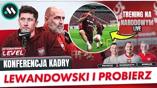 LEWANDOWSKI I PROBIERZ: KONFERENCJA, STUDIO + KOMENTARZ TRENINGU PRZED EURO 2024