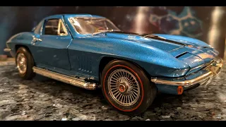 1/18 Diecast 1967 Chevy Corvette Stingray Unboxing by Auto world