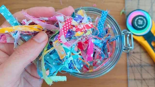 How to Use the Tiniest Fabric Scraps