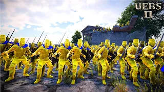 3,000 GOLDEN KNIGHTS vs 2,000,000 ZOMBIES ON MT OLYMPUS | Ultimate Epic Battle Simulator 2 | UEBS 2