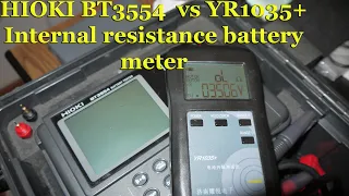 HIOKI BT3554 vs YR1035+ test