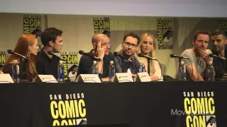 X-MEN APOCALYPSE Panel Comic-Con 2015, Jennifer Lawrence, Michael Fassbender, Hugh Jackman