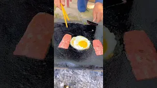 Chinese Burger Egg Sausage