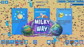 Milky Way TD SURVIVORS AUTOBATTLER RTS - Gameplay [Top down Survival TD/Roguelike/Casual]