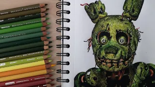 Drawing Springtrap - FNaF 3