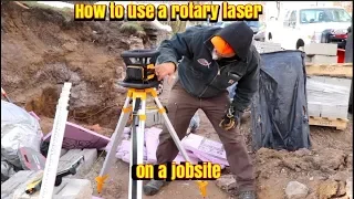 How to use a Rotary Laser (sponsored by Dewalt)