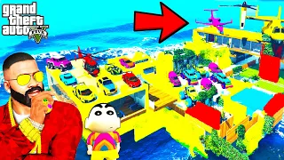 Franklin Upgrading NEW MEGILLIONAIRE SECRET HOUSE in GTA 5 | SHINCHAN and CHOP