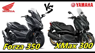 Honda Forza 350 vs Yamaha XMAX 300 |Comparison |TM