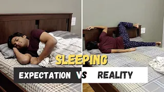 Sleeping - Expectations Vs Reality | Manish Kharage #shorts