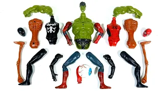 AVENGERS TOYS ASSEMBLE SIREN HEAD, HULK SMASH, SPIDER-MAN, MILES MORALES SUPERHERO