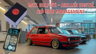 Airllen 5G Digital Air Ride Management -1983 Mk1 Golf GTI Restoration 1.8 20v t Engine Swap Bagging