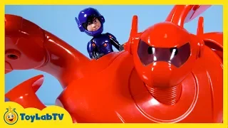 Big Hero 6 Toys with Deluxe Flying Baymax & Hiro Hamada Action Figure Toy Opening